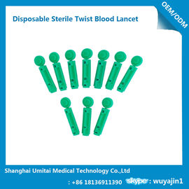Jednorazowa sterylna Lancet krwi do pobierania krwi 1.8 - 2.4mm Rozmiar